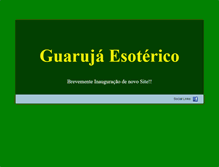 Tablet Screenshot of guarujaesoterico.com